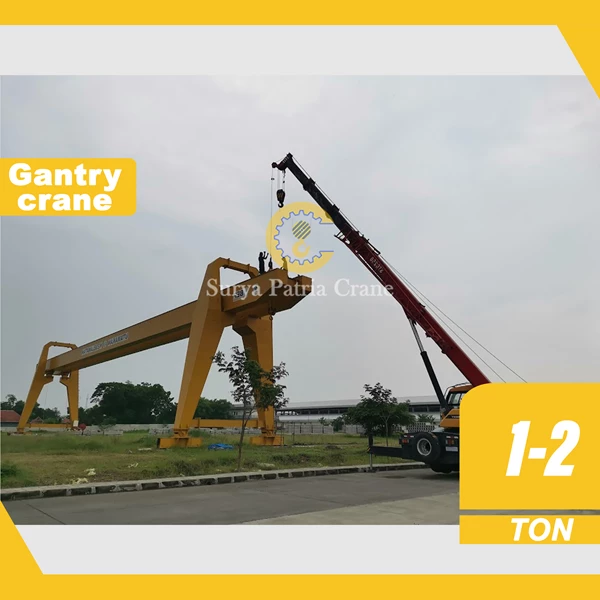 Gantry crane + Fabrication Surya patria crane + Capacity 1-2 Ton